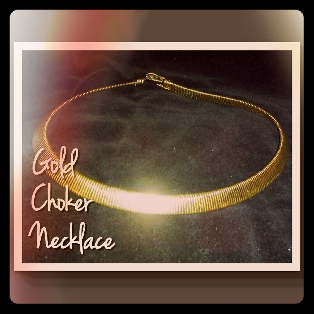 Gold Choker Necklace